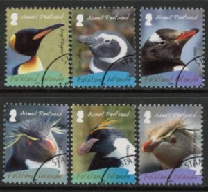2008 Falkland Islands - SG.1120-5  Breeding Penguins set 6 values. used (CTO)