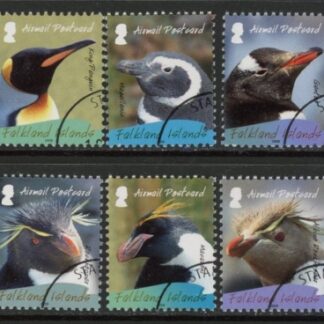 2008 Falkland Islands - SG.1120-5  Breeding Penguins set 6 values. used (CTO)
