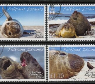 2008 Falkland Islands - SG.1092-5 Southern Elephant Seals  4 values. used (CTO)