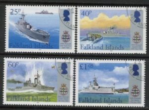 2007 Falkland Islands - SG.1072-5 Maritime Heritage 4th series  set 4 values, used (CTO)