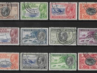 1935 Cayman Islands KGV SG.96-107 set 12 values fine used.