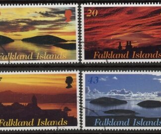 2001 Falkland Islands.  SG.891-4 Sunrise & Sunsets. set 4 values. fine used
