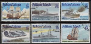 2001 Falkland Islands SG.903-8 Royal Navy Connection with Falkland Islands. set 6 vals. fine used
