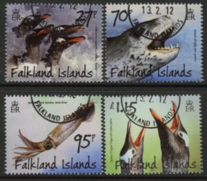 2011 Falkland Islands SG.1203-6 Predators & Prey  1st issue set 4 values. fine used