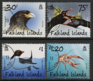 2013 Falkland Islands SG.1252-5 Predators & Prey II  set 4 values. fine used