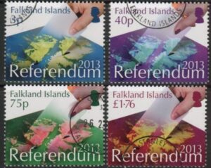 2013 Falkland Islands SG.1247-50 Referendum. fine used.