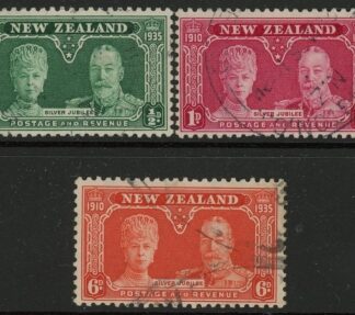 1935 New Zealand  SG.573-5  Silver Jubilee set 4 values Used