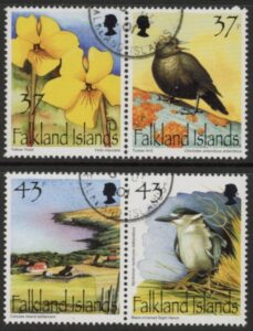 2001 Falkland Islands SG.909-12 Offshore Islands (1st series) set 4 vals. fine used.