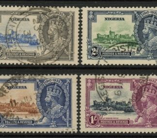 1935 Nigeria SG.30-3 KGV Silver Jubilee Set of 4 values Used