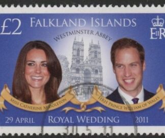 2011 Falkland Islands SG.1193 Royal Wedding 1 value. fine used.