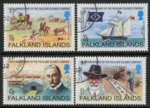 2002 Falkland Islands. SG.917-20 150th Anniversary of Falkland Islands Company.  set 4 values. fine used.