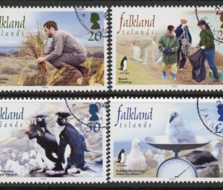 2004 Falkland Islands. SG.985-8 25yrs of Wildlife Conservation in Falkland Islands. set 4 values. fine used.