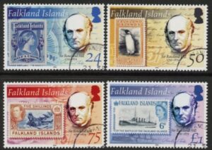 2004 Falkland Islands. SG.989-92 125th Death Anniversary of Rowland Hill. set 4 values. fine used.