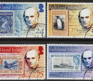 2004 Falkland Islands. SG.989-92 125th Death Anniversary of Rowland Hill. set 4 values. fine used.
