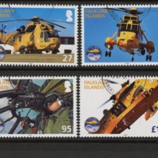 2011 Falkland Islands  SG.1185-8 70th Anniversary of Royal Air Force Search & Rescue. set 4 values. fine used.