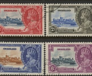 1935 Swaziland SG.21-4 KGV Silver Jubilee Set of 4 values Used