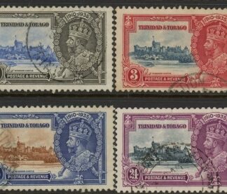1935 Trinidad & Tobago SG239-42  KGV Silver Jubilee Set of 4 values Used