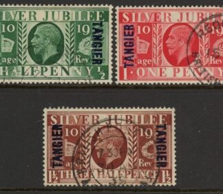 1935 Tangier - SG.238-40 KGV Silver Jubilee set  Used