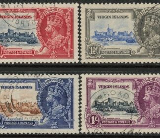 1935 Virgin Islands  SG.103-6  Silver Jubilee set 4 values  Used
