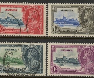 1935  Jamaica - SG.114-7  KGV Silver Jubilee Set of 4 values Used