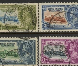 1935 K.U.T - SG.124-7  KGV Silver Jubilee Set of 4 values Used