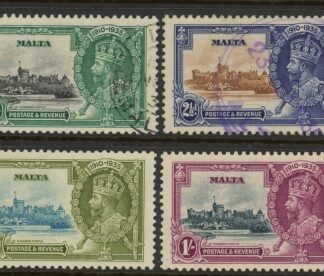 1935 Malta SG.210-3  KGV Silver Jubilee Set of 4 values Used