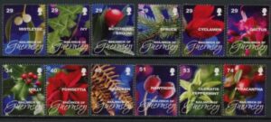 2008 Guernsey SG.1254-65 Christmas Set of 12 values U/M (MNH)