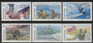 2007 Guernsey SG.1142-7 Battle of the Falklands Set of 6 values U/M (MNH)