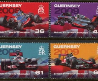 2011 Guernsey SG.1401-4 Formula 1 2nd Series Set of 4 values U/M (MNH)