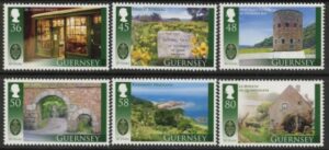 2010 Guernsey SG.1343-8 National Trust for Guernsey Set of 6 values U/M (MNH)