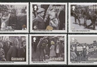 2010 Guernsey SG.1349-54 Anniv. of Guernsey Evacuation Set of 6 values U/M (MNH)