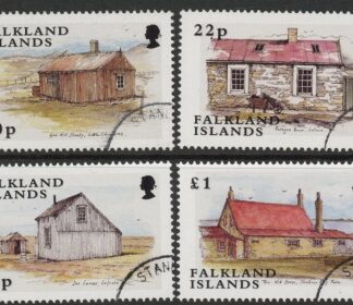 2003 Falkland Islands. SG.947-50 Shepherds'  Houses. set 4 values . fine used.