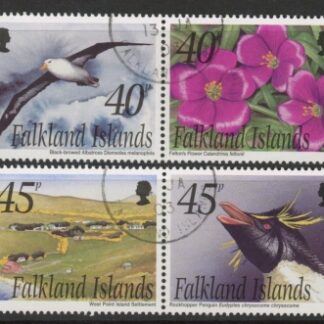 2002 Falkland Islands. SG.941-4  Off Shore Islands (2nd series).  set 4 values. fine used.