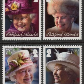 2011 Falkland Islands 85th Birthday Queen Elizabeth II SG.1198-201 set 4 values. fine used.