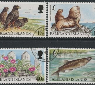 1997 Falkland Islands. SG.795-8  Endangered Species. set 4 values. fine used.