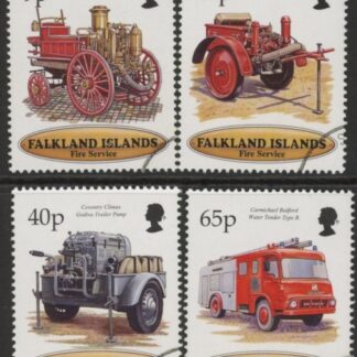 1998 Falkland Islands  SG.799-802  Centenary of Falkland Islands Fire Service.  set 4 values. fine used.
