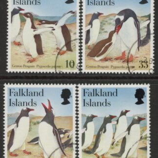 2001 Falkland Islands.  SG.913-6 Gentoo Penguins. set 4 values. fine used.