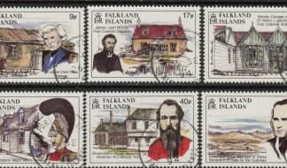 1994 Falkland Islands. SG.713-8  150th Anniversary of Founding of Stanley. Set 6 values. fine used.