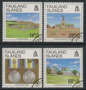 1992 Falkland Islands. SG.656-9  10th Anniversary of Liberation. set 4 values. fine used.(CTO)