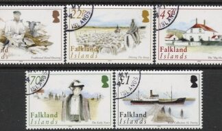 2004 Falkland Islands. SG.980-4 Sheep Farming. set 5 values.fine used.