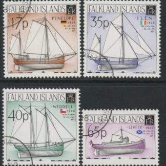 1998 Falkland Islands  SG.819-22 Local Vessels.  set 4 values. fine used.