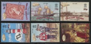 2001 Falkland Islands.  SG.896-901   Death Centenary of Queen Victoria. set 6 values. fine used.