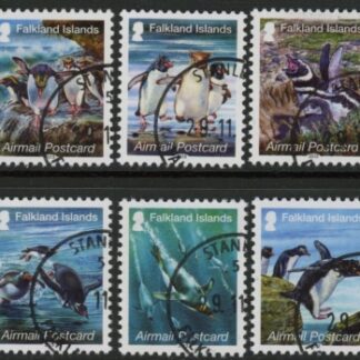 2013 Falkland Islands Penguins SG.1277-82. fine used.