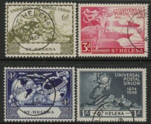 1949 St Helena SG.145-8 Universal Postal Union set 4 values Used