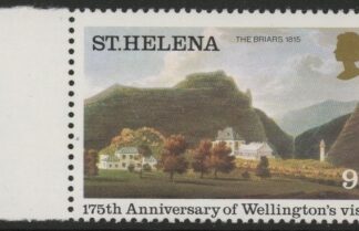 1980 St. Helena SG.367w 9p Wmk Crown to right of CA U/M (MNH)