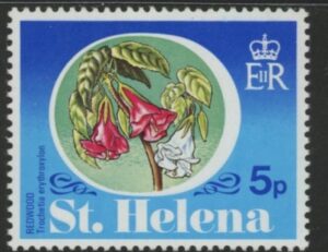 1981 St. Helena SG.369w 5p Endemic Plants Wmk Crown to left of CA U/M (MNH)