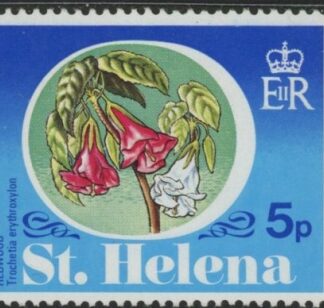 1981 St. Helena SG.369w 5p Endemic Plants Wmk Crown to left of CA U/M (MNH)