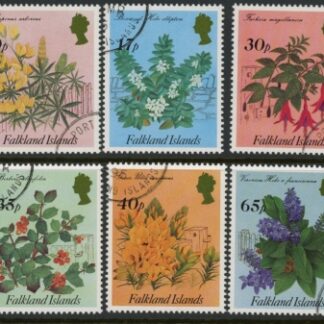 1994 Falkland Islands. SG.727-32  Flowering Shrubs. Set 6 values Used