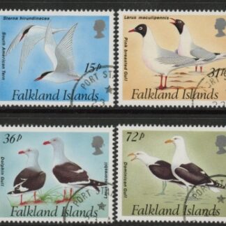 1993 Falkland Islands.  SG.671-4  Gulls & Terns set 4 values Fine Used(CTO)