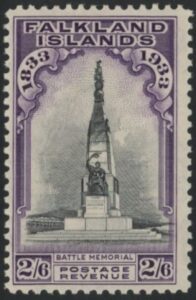 1933 Falkland Islands - SG.135  2/6d black & violet U/M (MNH)